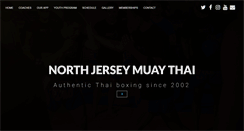 Desktop Screenshot of northjerseymuaythai.net