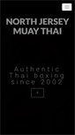 Mobile Screenshot of northjerseymuaythai.net